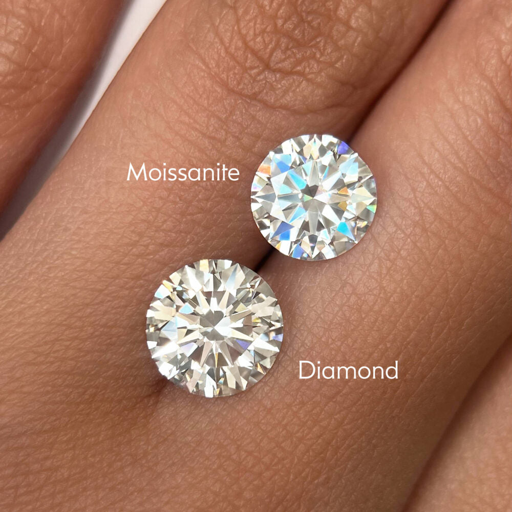Moissanite vs. Diamonds: What's the Difference?